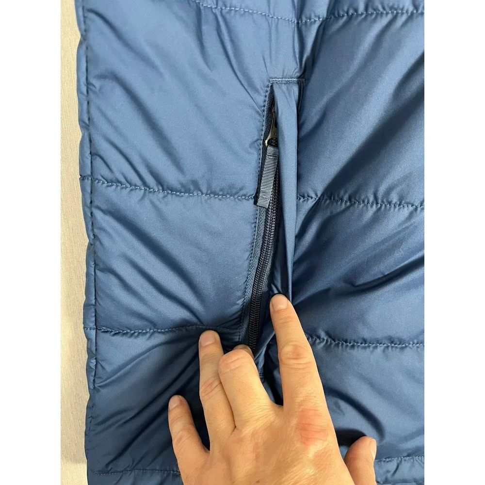 The North Face Vest Mens Large Everyday Insulated Blue Puffer Logo NEW